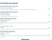 Tablet Screenshot of eldesafiodeaprender.blogspot.com
