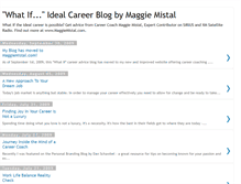 Tablet Screenshot of maggiemistal.blogspot.com