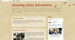 Desktop Screenshot of amazingasianadventures.blogspot.com