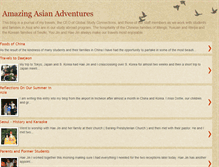 Tablet Screenshot of amazingasianadventures.blogspot.com