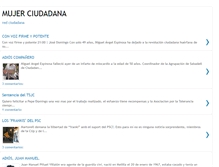 Tablet Screenshot of mujerciudadana.blogspot.com