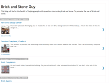 Tablet Screenshot of brickandstoneguy.blogspot.com