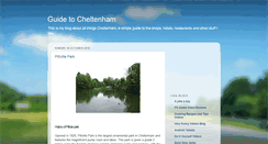 Desktop Screenshot of guidetocheltenham.blogspot.com
