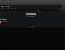 Tablet Screenshot of massnutritionaus.blogspot.com