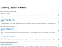 Tablet Screenshot of color-choosing.blogspot.com
