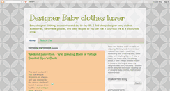 Desktop Screenshot of designerbabyclothesluver.blogspot.com