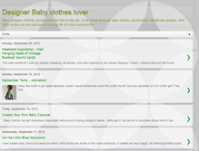 Tablet Screenshot of designerbabyclothesluver.blogspot.com