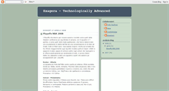 Desktop Screenshot of exagera.blogspot.com
