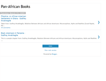 Tablet Screenshot of panafricanbooks.blogspot.com