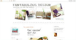 Desktop Screenshot of fantabulousdesign.blogspot.com