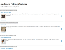 Tablet Screenshot of marlenesfeltingmadness.blogspot.com