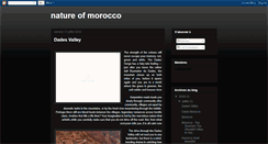 Desktop Screenshot of morocconature.blogspot.com