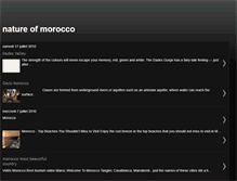 Tablet Screenshot of morocconature.blogspot.com
