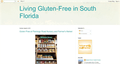 Desktop Screenshot of glutenfreeinsouthflorida.blogspot.com