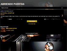 Tablet Screenshot of abriendopuertashoy.blogspot.com