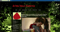 Desktop Screenshot of debienbeauxchaperons.blogspot.com