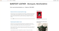 Desktop Screenshot of barefootleather.blogspot.com