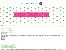 Tablet Screenshot of myfroggystuff.blogspot.com