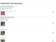 Tablet Screenshot of macaroonblog.blogspot.com