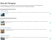 Tablet Screenshot of descubriparaguay.blogspot.com