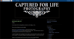 Desktop Screenshot of capturedforlife.blogspot.com