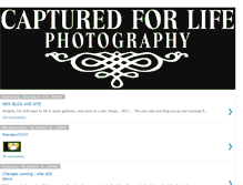 Tablet Screenshot of capturedforlife.blogspot.com