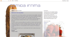 Desktop Screenshot of comidaintima.blogspot.com