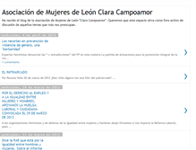 Tablet Screenshot of claracampoamorleon.blogspot.com