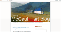 Desktop Screenshot of padraigmccaulart.blogspot.com