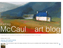 Tablet Screenshot of padraigmccaulart.blogspot.com