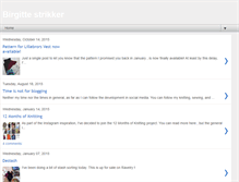 Tablet Screenshot of birgittestrikker.blogspot.com