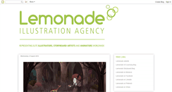 Desktop Screenshot of mylemonadeillustrationagency.blogspot.com