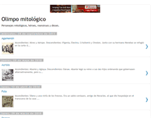 Tablet Screenshot of olimpomitologico.blogspot.com