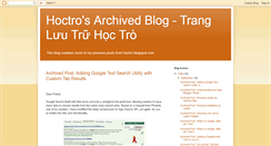 Desktop Screenshot of hoctrointro.blogspot.com