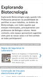 Mobile Screenshot of explorandobiotecnologia.blogspot.com