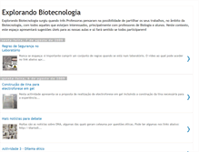 Tablet Screenshot of explorandobiotecnologia.blogspot.com