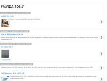 Tablet Screenshot of fmvida106.blogspot.com