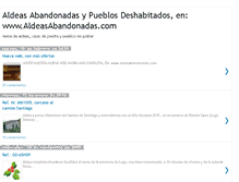 Tablet Screenshot of aldeasabandonadas.blogspot.com