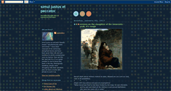 Desktop Screenshot of justusetpeccator.blogspot.com