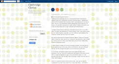 Desktop Screenshot of cambridgeclarion.blogspot.com