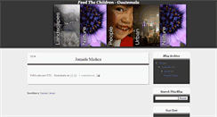 Desktop Screenshot of feedthechildrenguatemala.blogspot.com