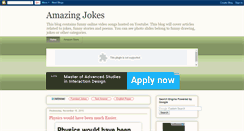 Desktop Screenshot of amazing-jokes2.blogspot.com