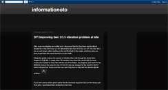 Desktop Screenshot of informationoto.blogspot.com
