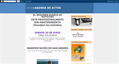 Desktop Screenshot of agendasisepuede.blogspot.com