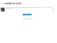 Tablet Screenshot of agendasisepuede.blogspot.com