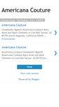 Mobile Screenshot of americanacouturefraud.blogspot.com