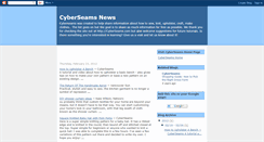 Desktop Screenshot of cyberseamsnews.blogspot.com