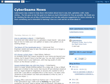 Tablet Screenshot of cyberseamsnews.blogspot.com