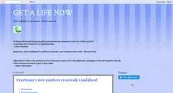 Desktop Screenshot of howtogetalifenow.blogspot.com