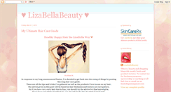 Desktop Screenshot of lizabellabeauty.blogspot.com